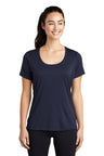Sport-Tek®- Ladies Scoop Neck Short Sleeve Tee