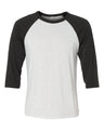 BELLA + CANVAS® Unisex Crewneck Three Quarter Sleeve Baseball Tee