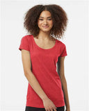 Tultex® Women's Poly Rich Scoop Neck Short Sleeve Tee