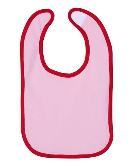 Rabbit Skins® Infant Contrast Trim Premium Jersey Bib - 1004