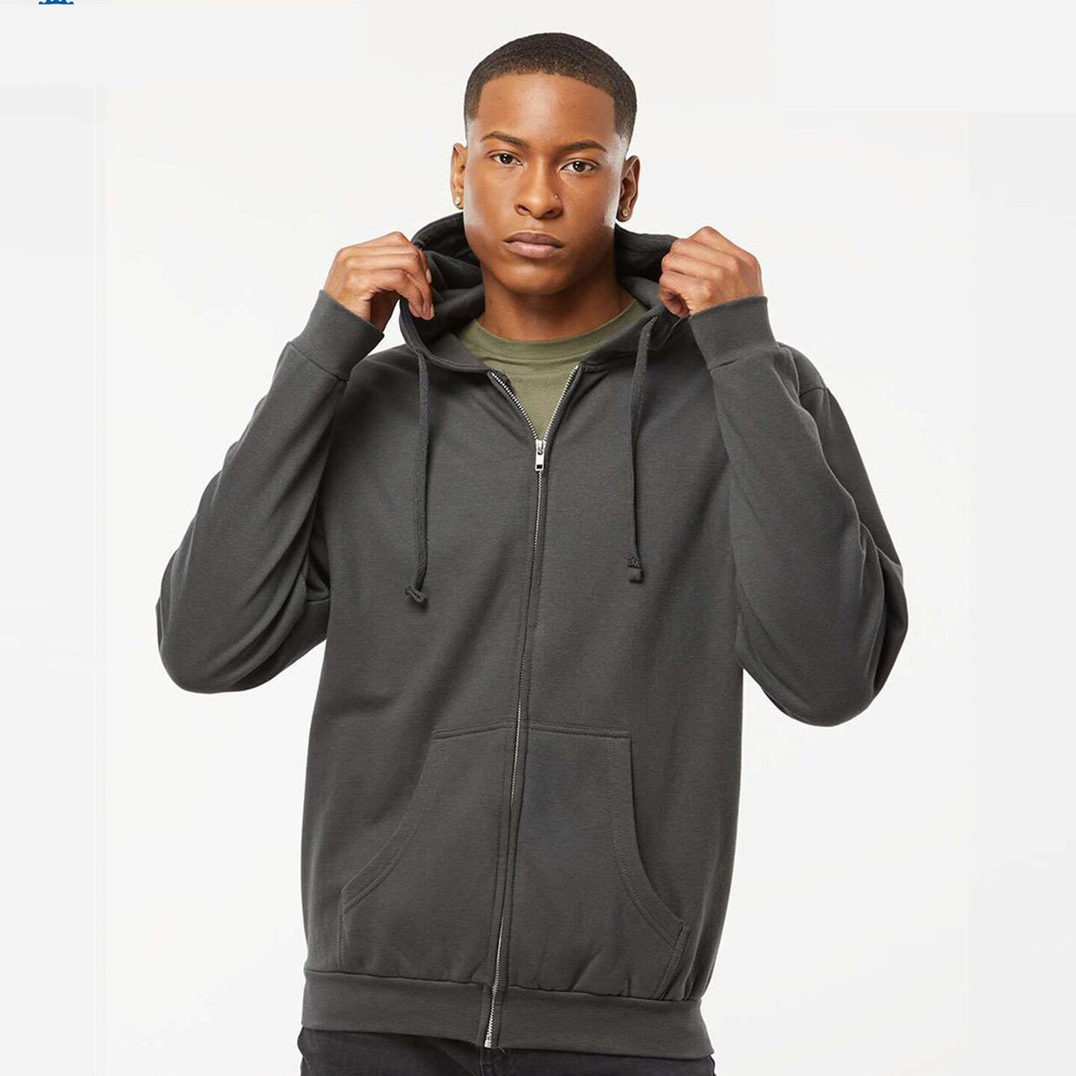 Tultex® Long Sleeve Full Zip Hooded Swearshirt