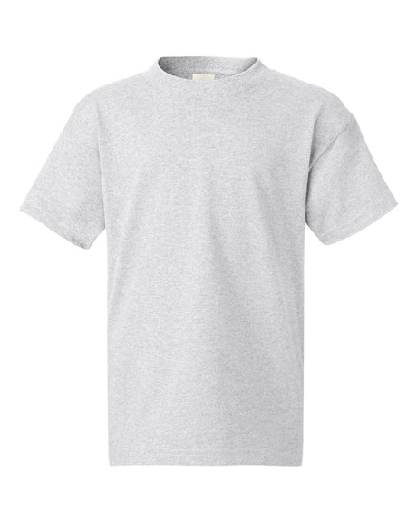 Hanes Authentic youth cotton crewneck short sleeve T-shirt
