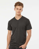 Tultex® Unisex Poly Rich Short Sleeve V-Neck T-Shirt