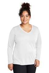 Sport-Tek® Women's Long Sleeve PosiCharge Competitor V-Neck Tee