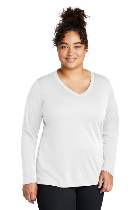 Sport-Tek® Women's Long Sleeve PosiCharge Competitor V-Neck Tee