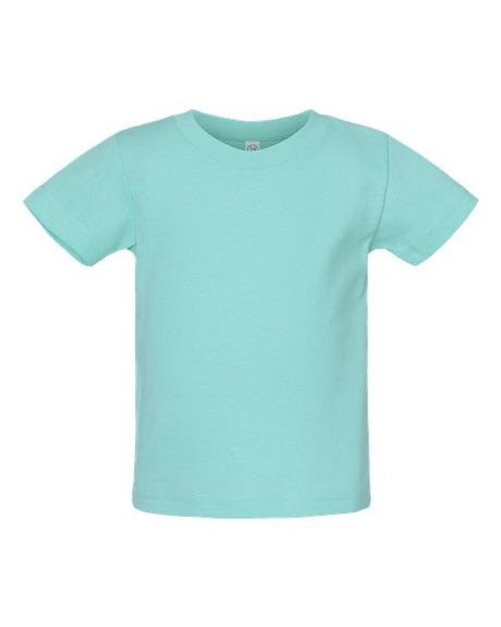 RADYAN® Infant Cotton Crewneck Short Sleeve Jersey T-shirt