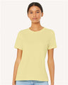BELLA + CANVAS® Women’s Relaxed Fit Short Sleeve Heather CVC Tee