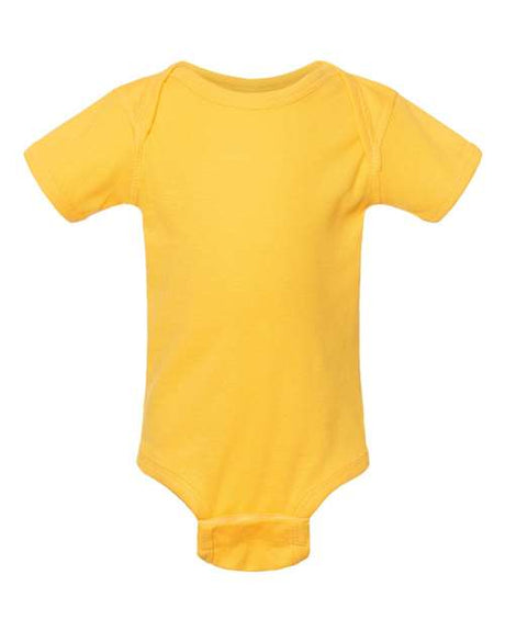 RADYAN® Infant Baby Rib Crewneck Short Sleeve Bodysuit