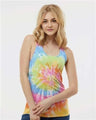 Colortone® Tie Dye Ladies Racerback Tank Top - 3400