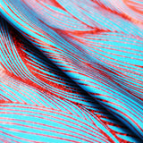 Strands Holo Nylon Spandex Fabric - Assorted Colors, Wavy Zebra Pattern, 58/60" Width (1 Yard)