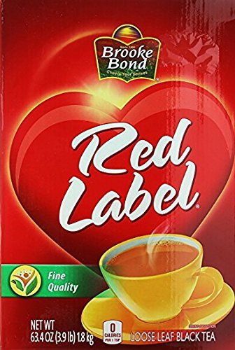 Red Label Loose Leaf Tea 63.4oz 3.9 Lb 1.8Kg