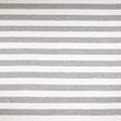 Rayon Spandex Jersey Knit Fabric 1" Stripes Cream Grey