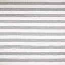 Rayon Spandex Jersey Knit Fabric 1" Stripes Cream Grey