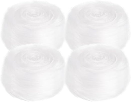 Faux Fur Ribbon Trim Fabric White
