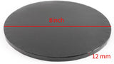 8" Round Black Foil Cake Board Drum