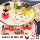 Gingerbread Cookie Cutters 5 Pieces 5 Sizes 1" to 4.9" Gingerbread Man Cookie Cutter