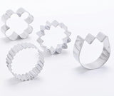 12-Piece Floral Cookie Cutter Set – Biscuit, Fondant & Pastry Cutters in Various Flower Shapes