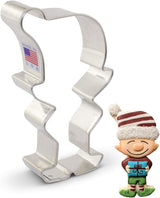 Ann Clark Christmas Elf Cookie Cutter, 4.25"