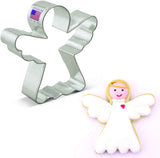 Ann Clark Angel with Wings Cookie Cutter, 3.75"