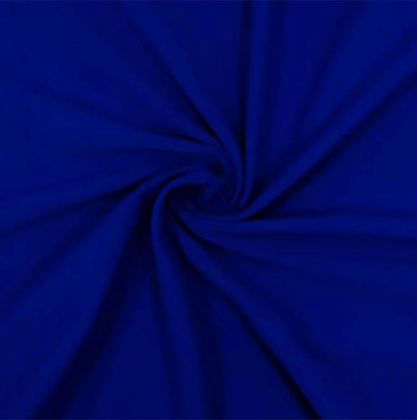 Cotton Spandex Jersey Knit Fabric Royal Blue