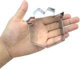 LILIAO Gift Box Present Cookie Cutter, 3.1" Wide x 3.2" Tall x 1" Deep, Stainless Steel