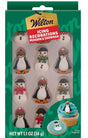 Wilton Christmas Penguins and Snowman Royal Icing Decorations, 12-Count