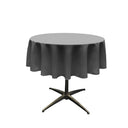51" Round Poly Poplin Seamless Tablecloth Polyester Fabric - Round Tablecloth, Seamless Design, 51" Width (1 Unit)