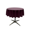 51" Round Poly Poplin Seamless Tablecloth Polyester Fabric - Round Tablecloth, Seamless Design, 51" Width (1 Unit)