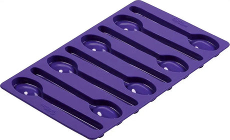 Wilton Candy Spoon Mold, Chocolate Spoon Candy Mold, Silicone Mold - 8 cavities