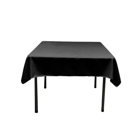 Square Poly Poplin Tablecloth - 100 Percent Polyester Fabric, Solid Color, 51" X 51" (1 Piece)