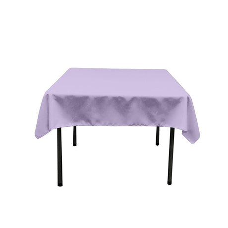 Square Poly Poplin Tablecloth - 100 Percent Polyester Fabric, Solid Color, 51" X 51" (1 Piece)
