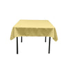 Square Poly Poplin Tablecloth - 100 Percent Polyester Fabric, Solid Color, 51" X 51" (1 Piece)