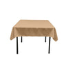 Square Poly Poplin Tablecloth - 100 Percent Polyester Fabric, Solid Color, 51" X 51" (1 Piece)