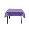 Square Poly Poplin Tablecloth - 100 Percent Polyester Fabric, Solid Color, 51" X 51" (1 Piece)