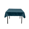 Square Poly Poplin Tablecloth - 100 Percent Polyester Fabric, Solid Color, 51" X 51" (1 Piece)