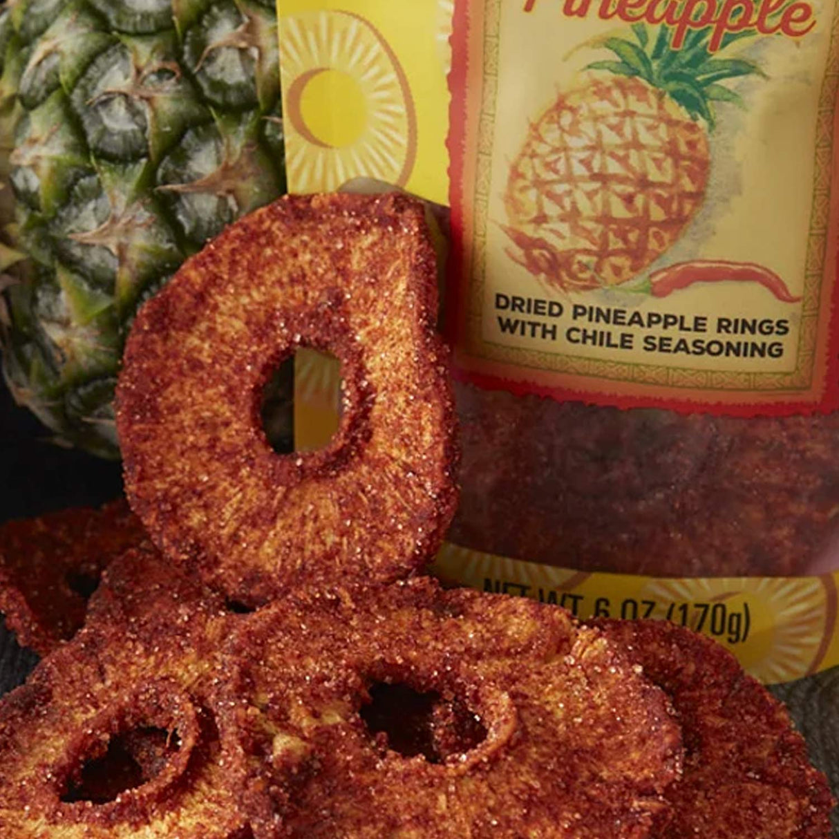 Trader Joe's Chile Spiced Pineapple Sweet & Spicy Snack 6 Oz