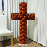 Cross Mosaic Frame Balloon Decor