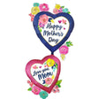 Foil Balloon Mom Satin Watercolor Floral