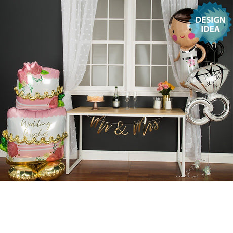 Wedding Cake Foil Balloon AirLoonz
