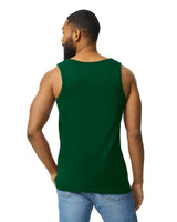 Gildan 5200 Men Tank Top Cotton Fabric - Forest Green, Classic Fit, 5.3 Oz (1 Unit)