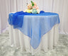 Seamless Square Organza Table Overlay for Elegant Dining