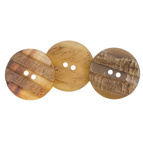 Natural Horn Coat Button - 48L/30.5mm