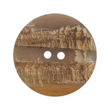 Natural Horn Coat Button - 48L/30.5mm
