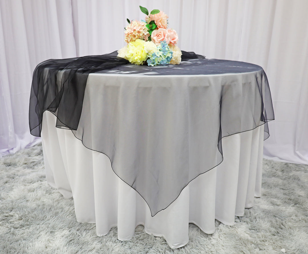 Square Marquis Damask Jacquard Table Overlay 240GSM