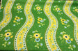 Bloomcraft Vintage Green Yellow Floral River Cotton Fabric - Floral River, Green Yellow Blue White, 54" Width, 13.5" Horizontal Repeat, 22" Vertical Repeat (1 Yard)