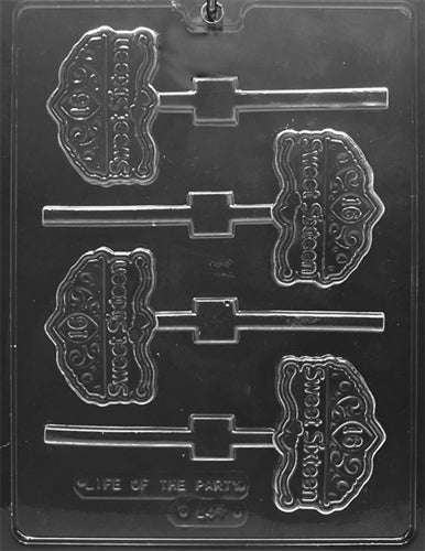 "Sweet 16" Tiara Lolly Chocolate Mold - LPL045