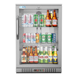 Koolmore 24 in. One-Door Back Bar Stainless Steel Refrigerator - 4.1 Cu