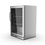 Koolmore 24 in. One-Door Back Bar Stainless Steel Refrigerator - 4.1 Cu