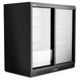 KoolMore 35 in. Two-Door Back Bar Refrigerator - 7.4 Cu Ft.