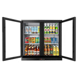 KoolMore 35 in. Two-Door Back Bar Refrigerator - 7.4 Cu Ft. B